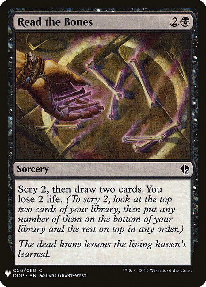 Read the Bones [Mystery Booster] | Cards and Coasters CA