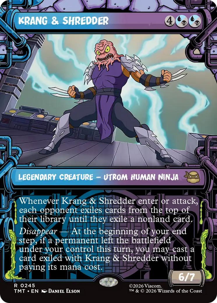 Krang & Shredder (Showcase) [Teenage Mutant Ninja Turtles] | Cards and Coasters CA