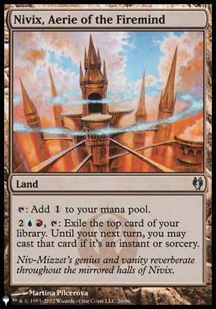 Nivix, Aerie of the Firemind [The List] | Cards and Coasters CA
