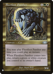 Fleetfoot Panther [The List] | Cards and Coasters CA