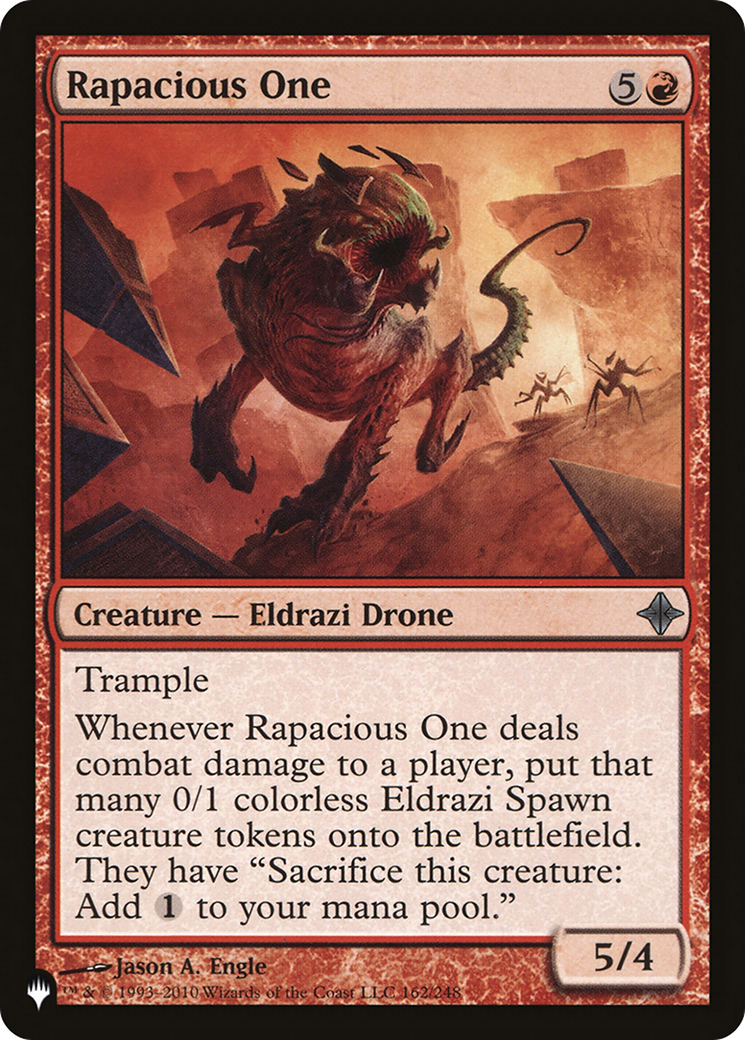 Rapacious One [The List Reprints] | Cards and Coasters CA