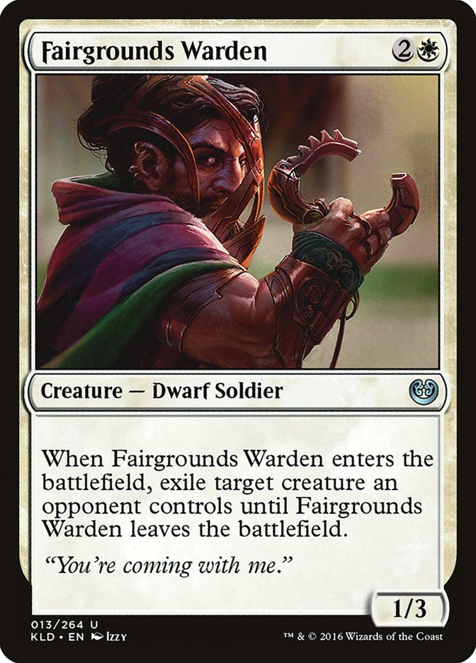 Fairgrounds Warden [Kaladesh] | Cards and Coasters CA