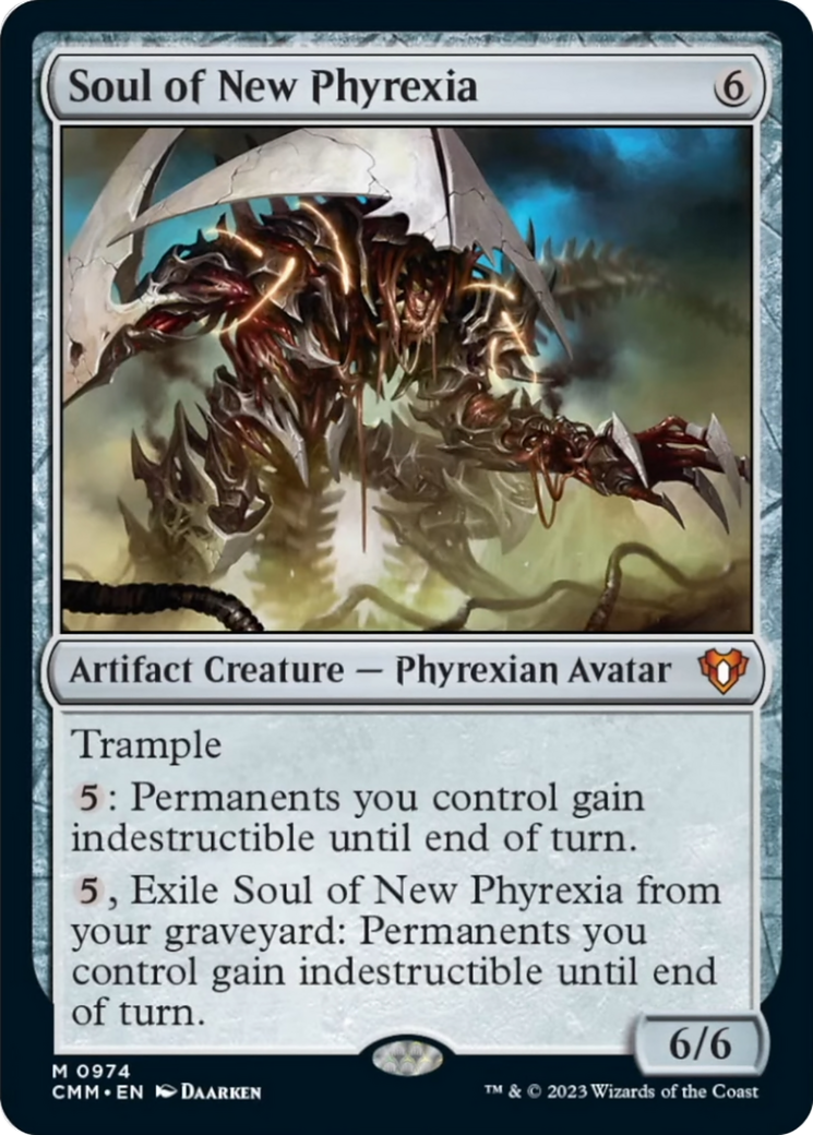 Soul of New Phyrexia [Commander Masters] | Cards and Coasters CA