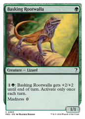 Basking Rootwalla (White Border) [Mystery Booster 2] | Cards and Coasters CA