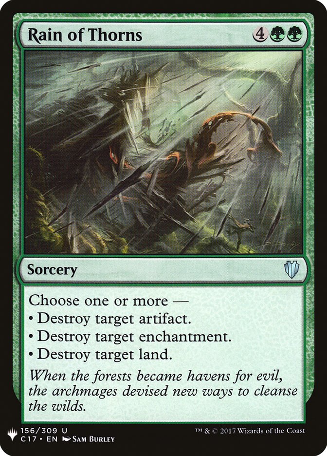 Rain of Thorns [Mystery Booster] | Cards and Coasters CA