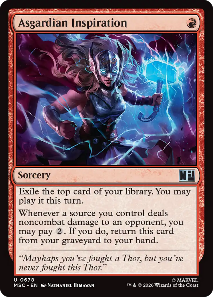 Asgardian Inspiration [Marvel Super Heroes Commander] | Cards and Coasters CA