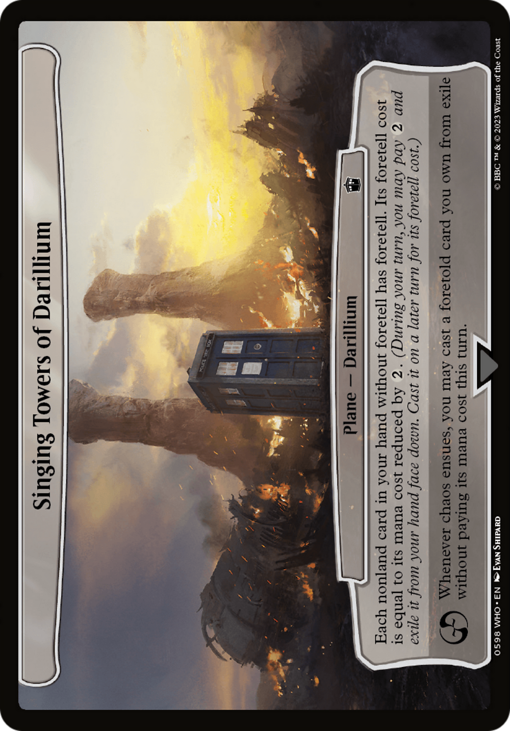 Singing Towers of Darillium [Doctor Who] | Cards and Coasters CA