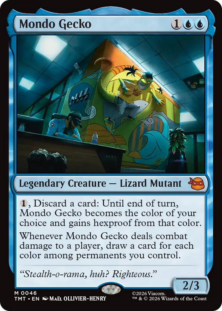 Mondo Gecko [Teenage Mutant Ninja Turtles] | Cards and Coasters CA
