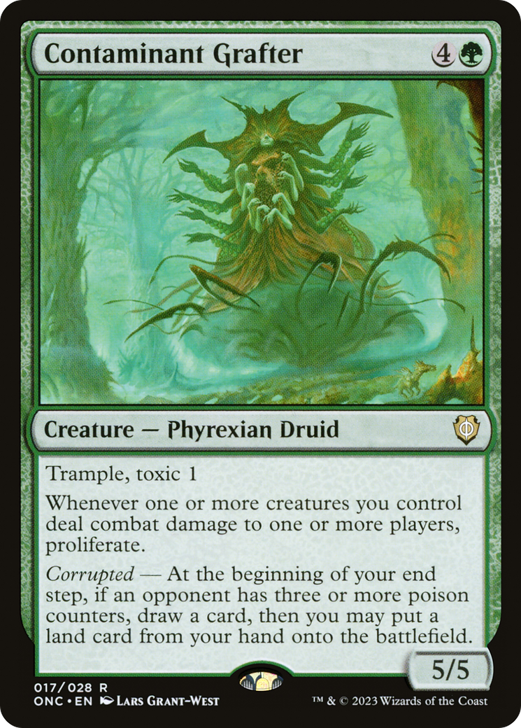 Contaminant Grafter [Phyrexia: All Will Be One Commander] | Cards and Coasters CA