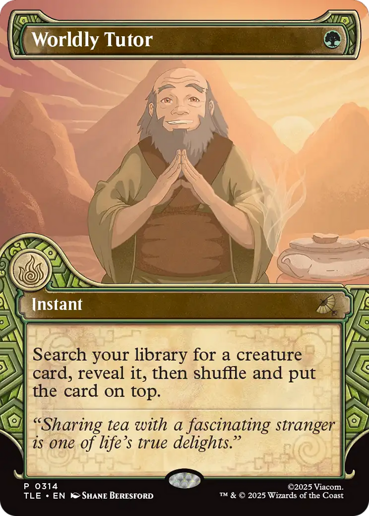 Worldly Tutor (Showcase) [Avatar: The Last Airbender: Eternal-Legal] | Cards and Coasters CA