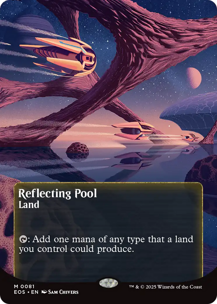 Reflecting Pool (0081) (Borderless) [Edge of Eternities: Stellar Sights] | Cards and Coasters CA