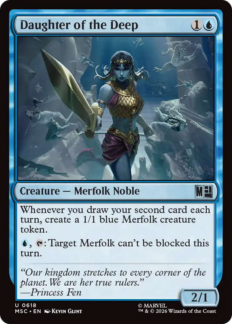Daughter of the Deep [Marvel Super Heroes Commander] | Cards and Coasters CA