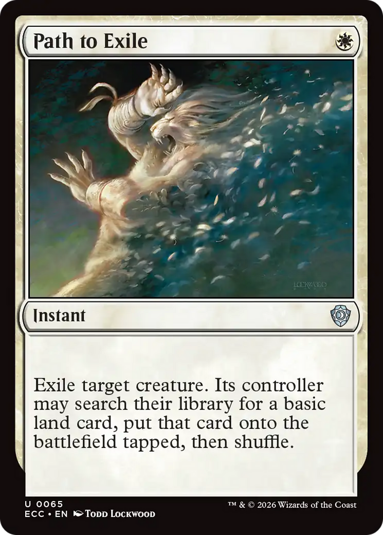 Path to Exile [Lorwyn Eclipsed Commander] | Cards and Coasters CA