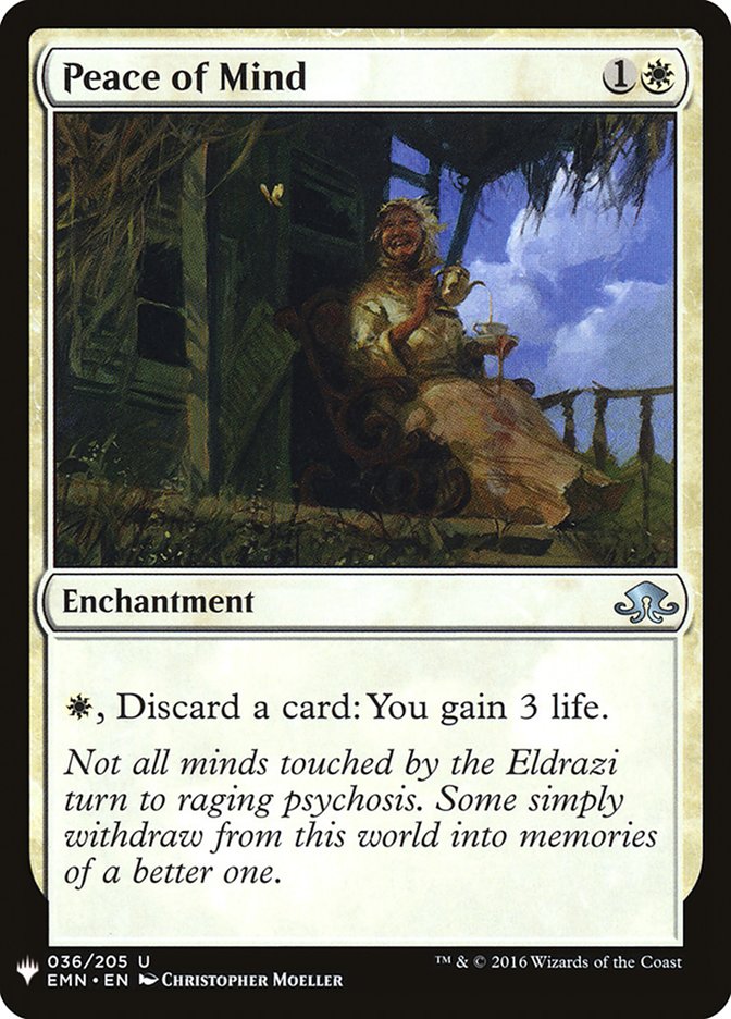 Peace of Mind [Mystery Booster] | Cards and Coasters CA