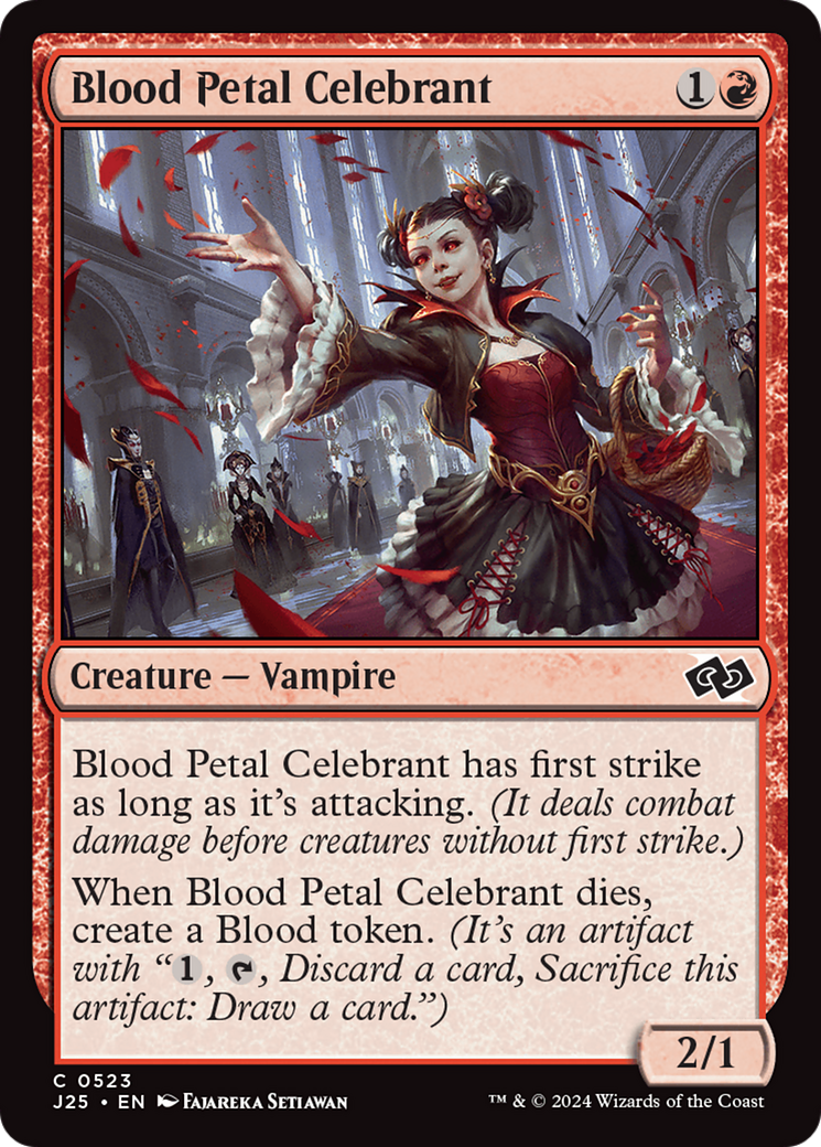 Blood Petal Celebrant [Foundations Jumpstart] | Cards and Coasters CA