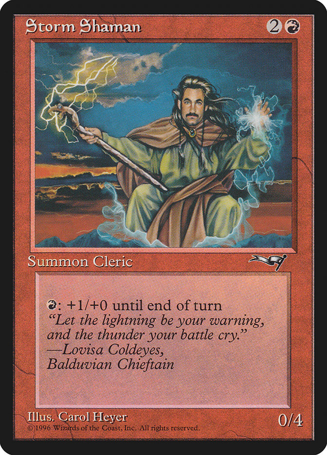 Storm Shaman (Male) [Alliances] | Cards and Coasters CA
