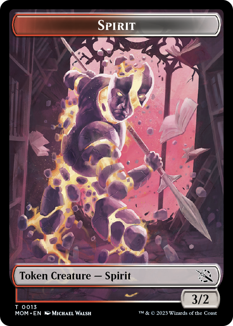 Spirit Token (13) [March of the Machine Tokens] | Cards and Coasters CA