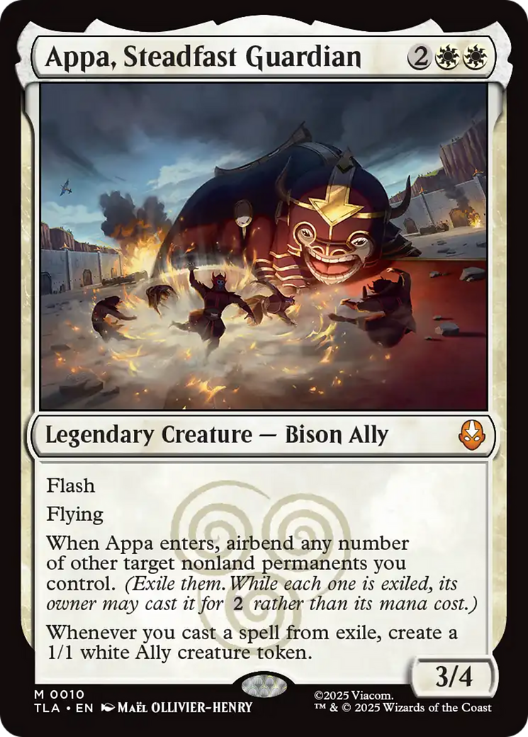 Appa, Steadfast Guardian [Avatar: The Last Airbender] | Cards and Coasters CA