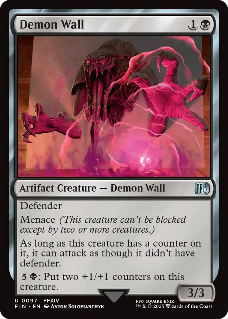 Demon Wall [FINAL FANTASY] | Cards and Coasters CA