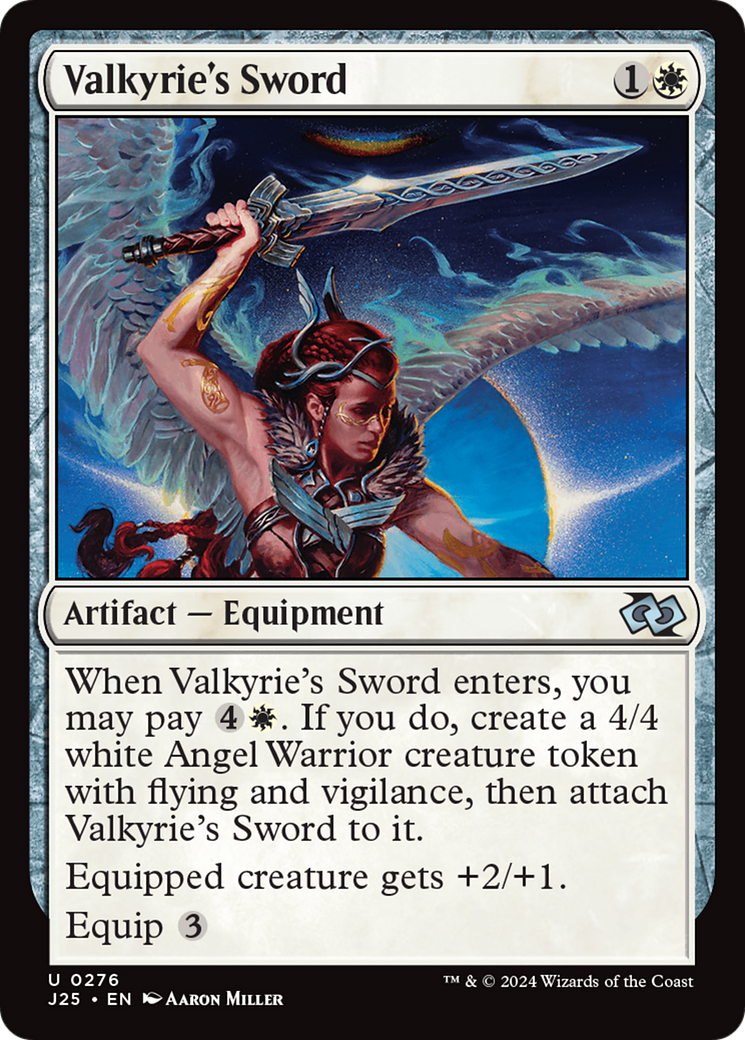 Valkyrie's Sword [Foundations Jumpstart] | Cards and Coasters CA