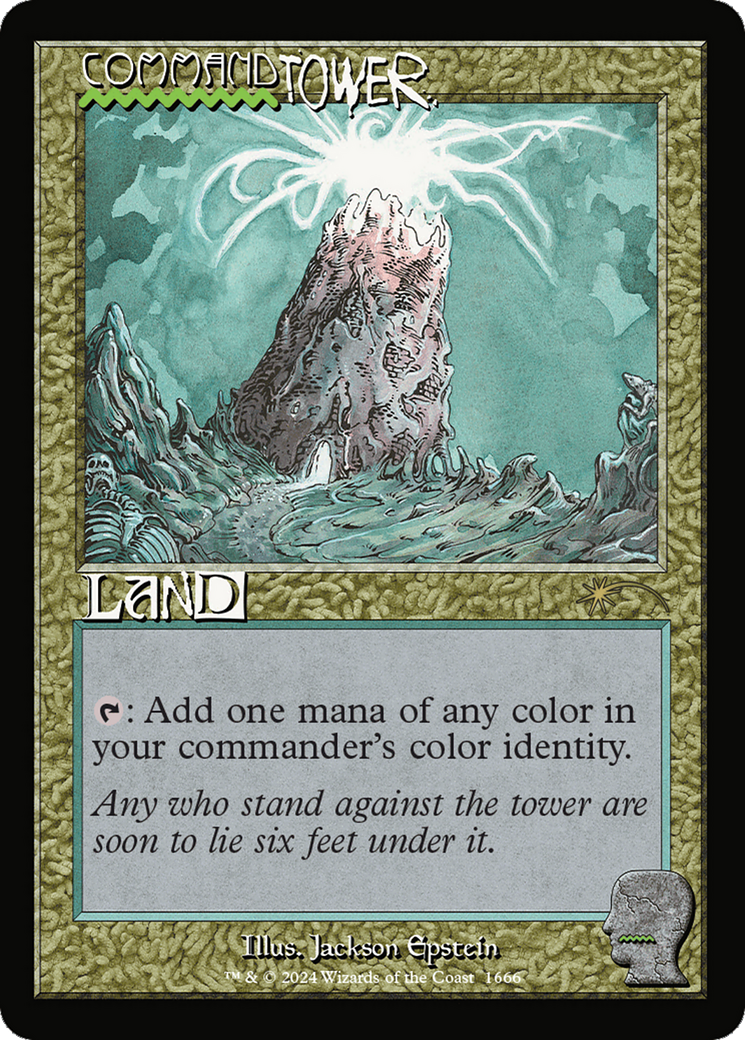 Command Tower (1666) (Rainbow Foil) [Secret Lair Drop Series] | Cards and Coasters CA