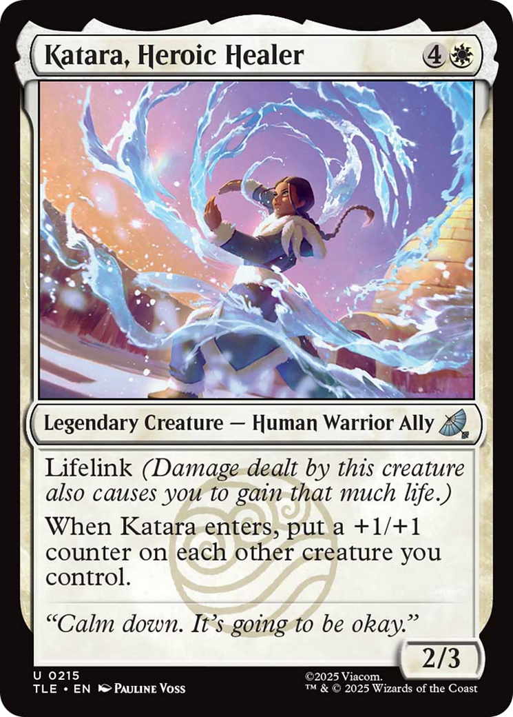 Katara, Heroic Healer [Avatar: The Last Airbender: Eternal-Legal] | Cards and Coasters CA