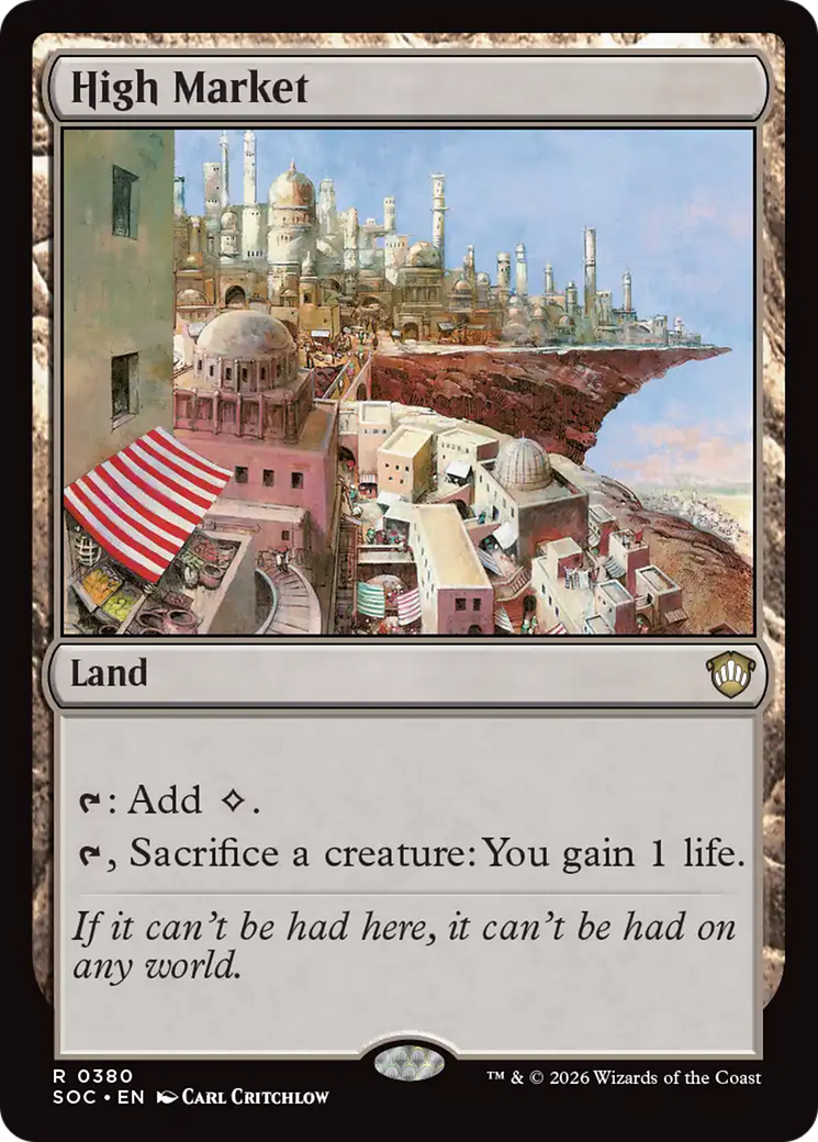 High Market [Secrets of Strixhaven Commander] | Cards and Coasters CA