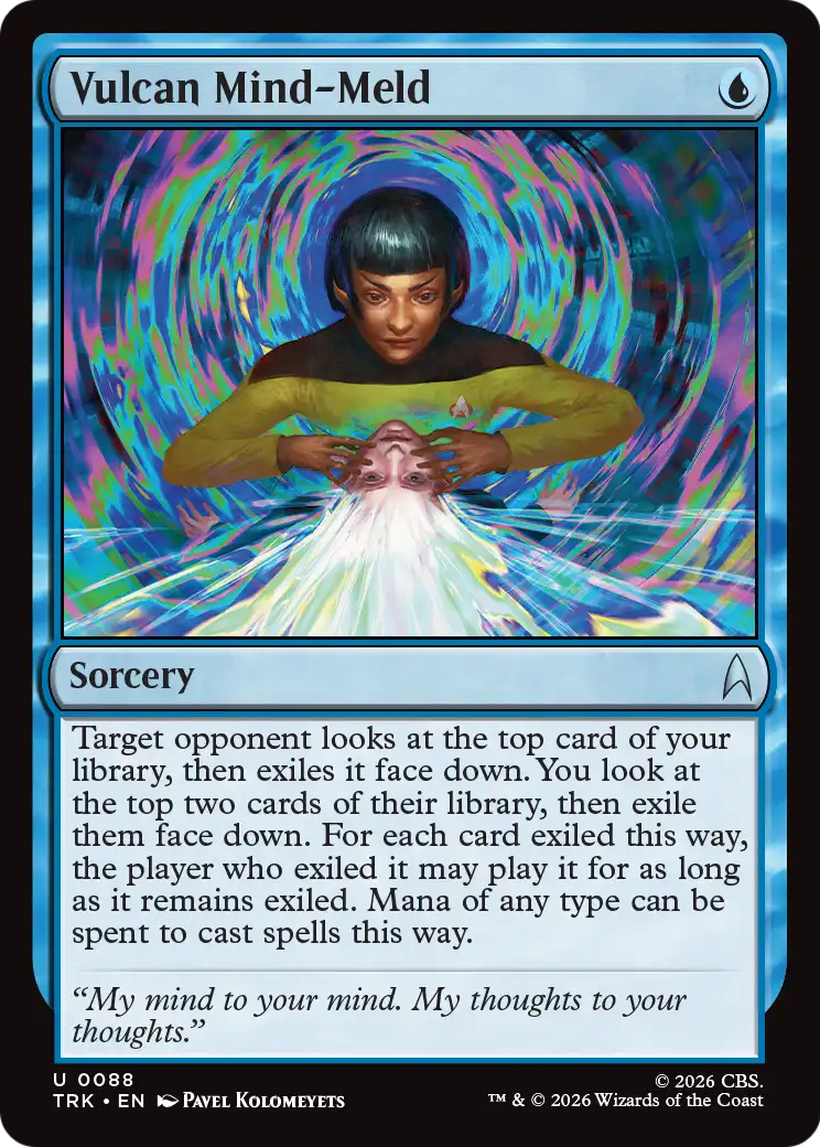 Vulcan Mind-Meld [Star Trek] | Cards and Coasters CA