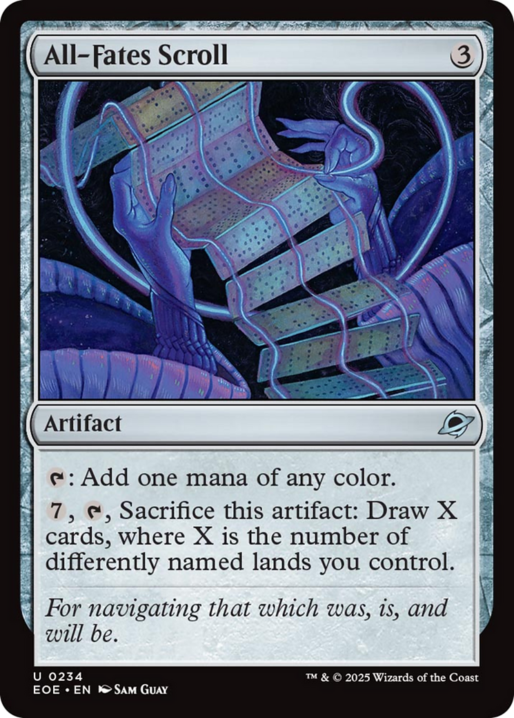 All-Fates Scroll [Edge of Eternities] | Cards and Coasters CA