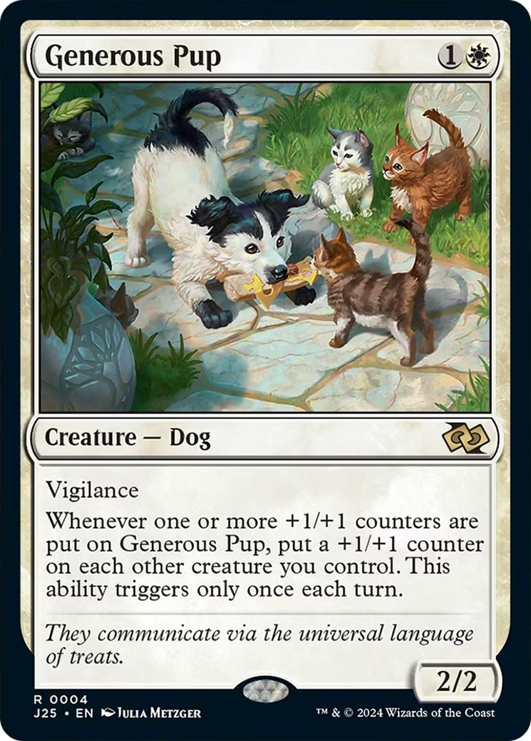 Generous Pup [Foundations Jumpstart] | Cards and Coasters CA