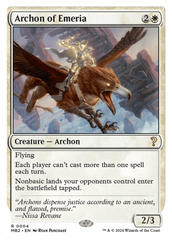 Archon of Emeria (White Border) [Mystery Booster 2] | Cards and Coasters CA