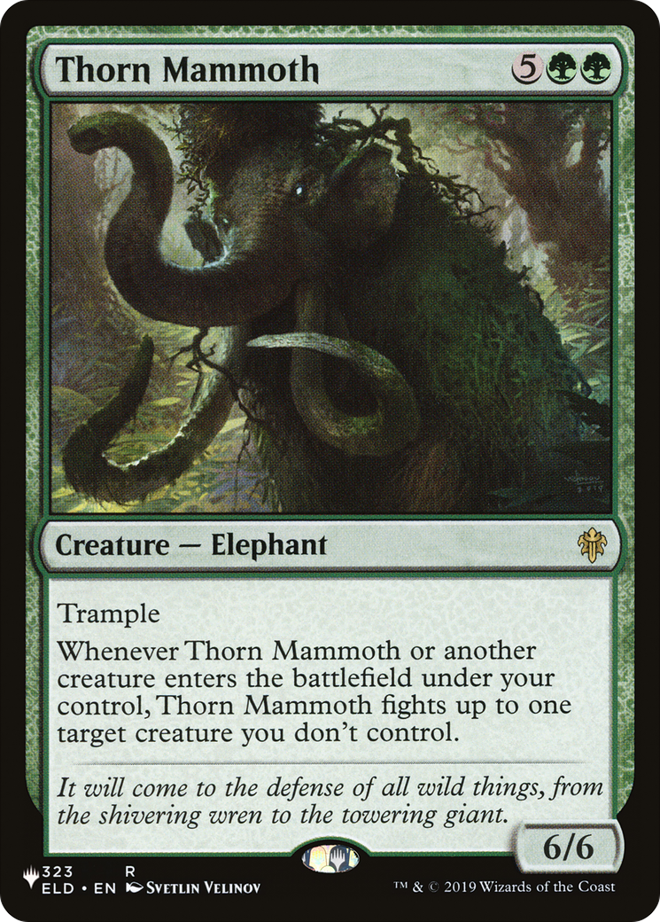 Thorn Mammoth [The List Reprints] | Cards and Coasters CA