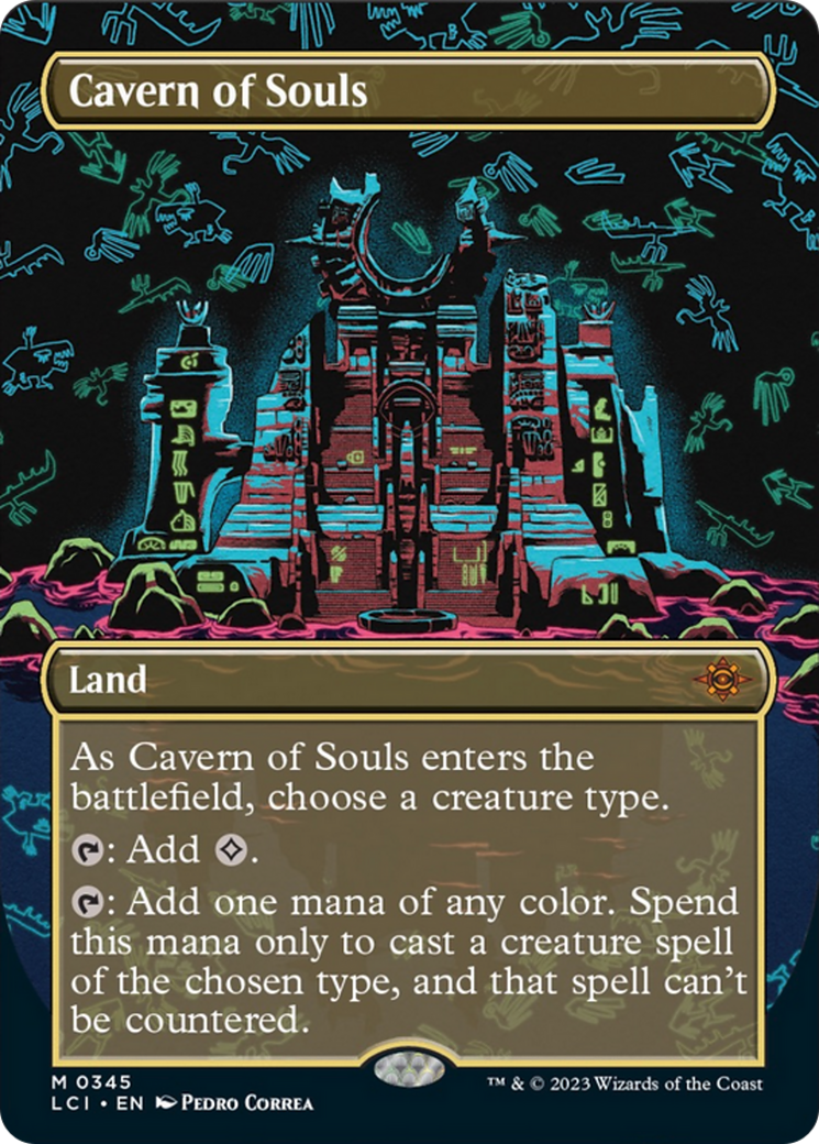 Cavern of Souls (0345) (Borderless) [The Lost Caverns of Ixalan] | Cards and Coasters CA