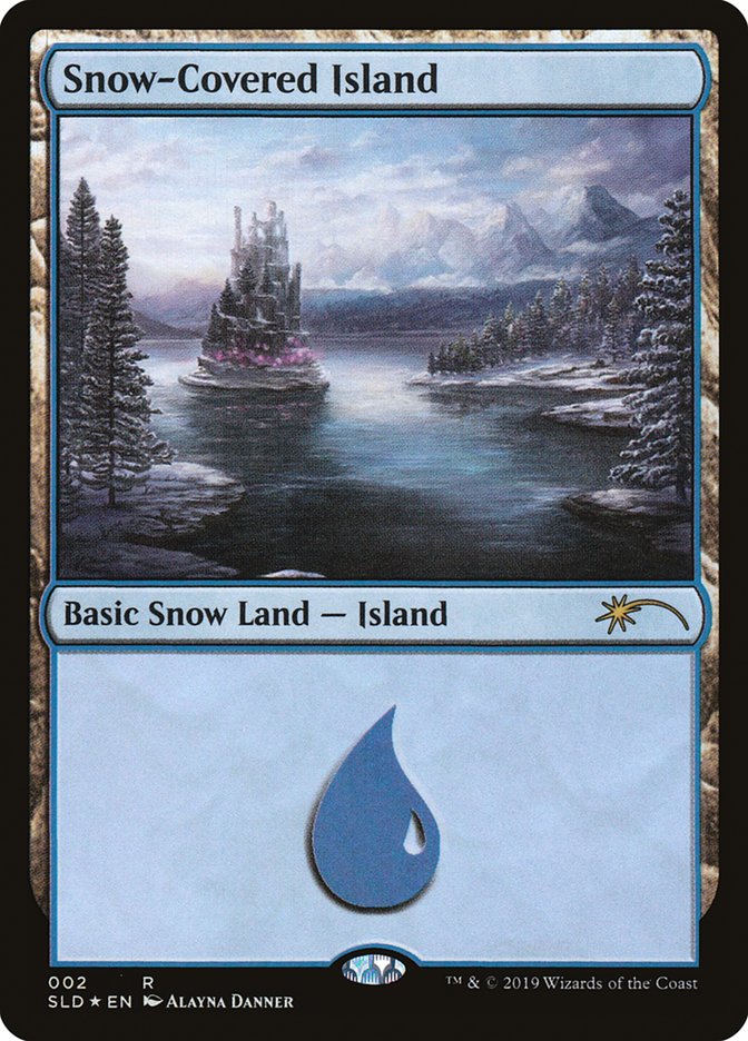 Snow-Covered Island (2) [Secret Lair Drop Series] | Cards and Coasters CA