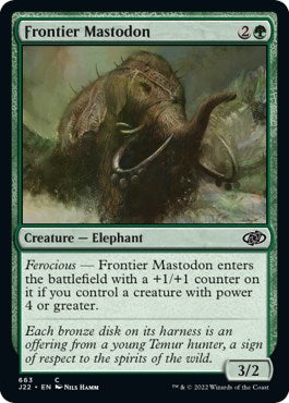 Frontier Mastodon [Jumpstart 2022] | Cards and Coasters CA