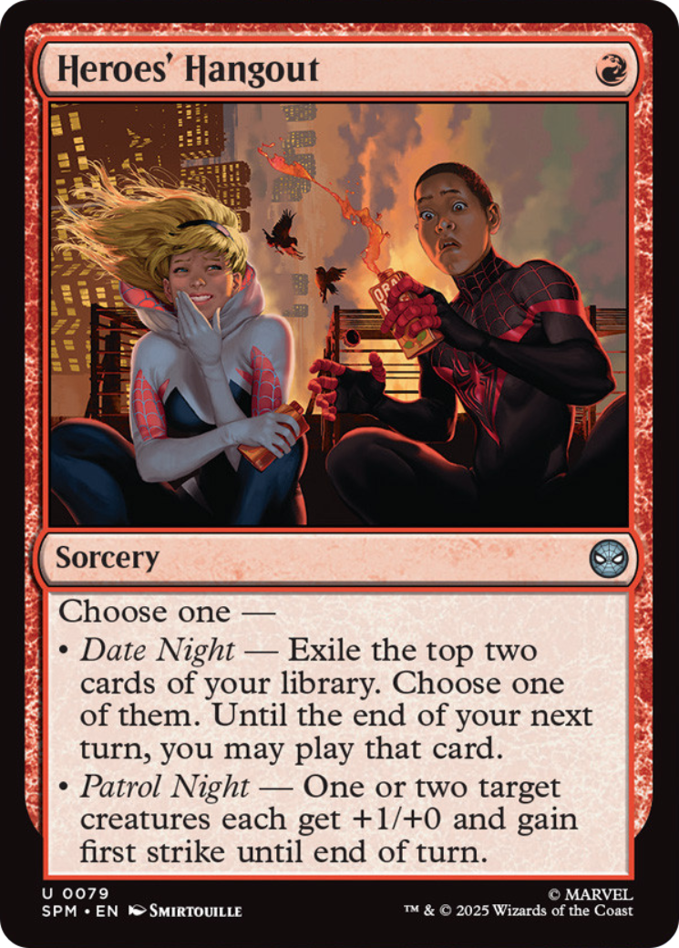Heroes' Hangout [Marvel's Spider-Man] | Cards and Coasters CA