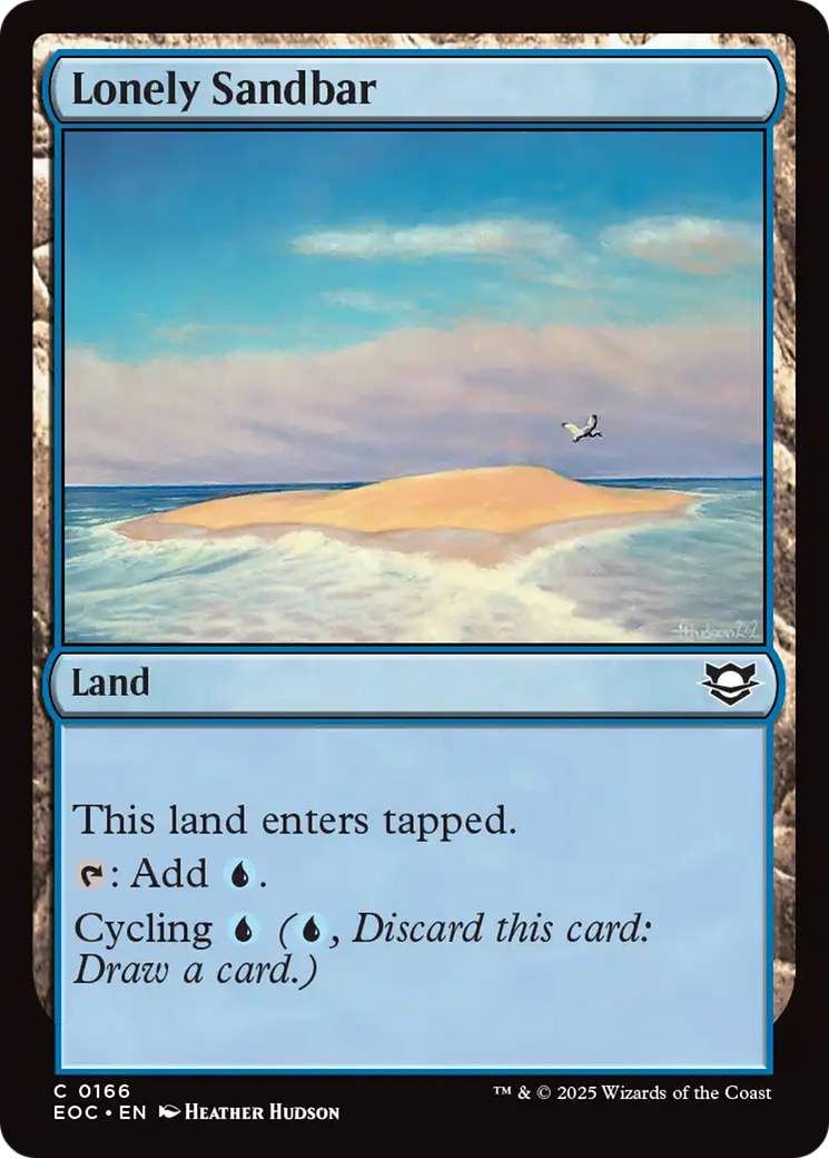 Lonely Sandbar [Edge of Eternities Commander] | Cards and Coasters CA