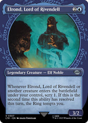 Elrond, Lord of Rivendell (Showcase Ring Frame) [The Lord of the Rings: Tales of Middle-Earth] | Cards and Coasters CA