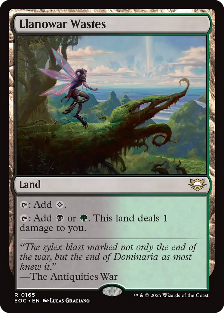 Llanowar Wastes [Edge of Eternities Commander] | Cards and Coasters CA