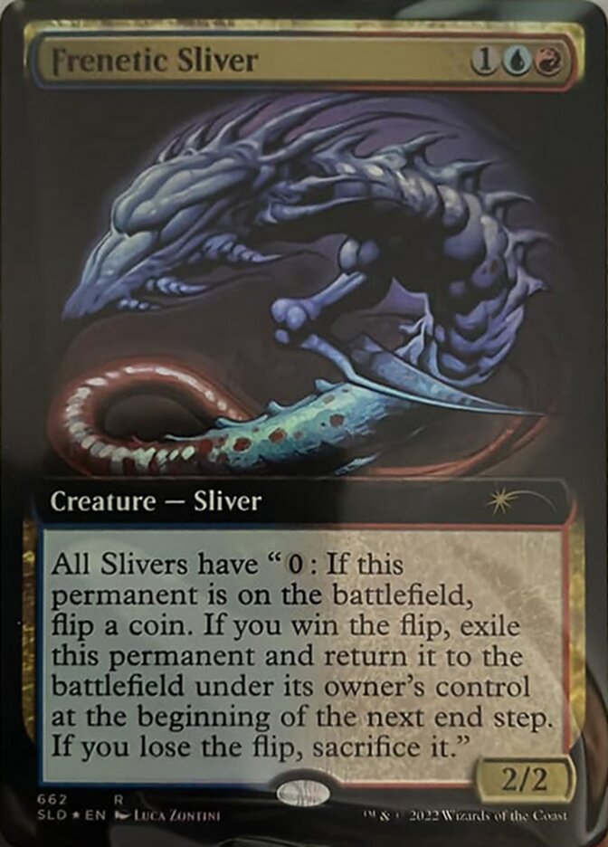 Frenetic Sliver (Extended Art) [Secret Lair Drop Promos] | Cards and Coasters CA