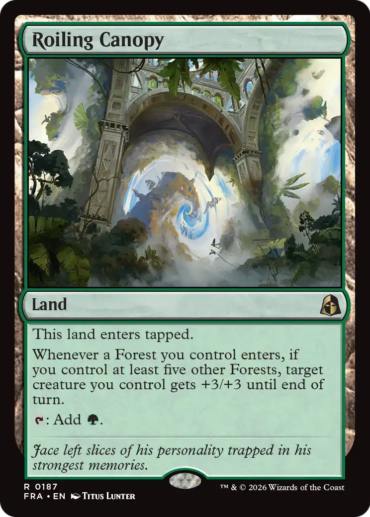 Roiling Canopy [Reality Fracture] | Cards and Coasters CA