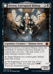 Jerren, Corrupted Bishop // Ormendahl, the Corrupted [Innistrad: Midnight Hunt] | Cards and Coasters CA