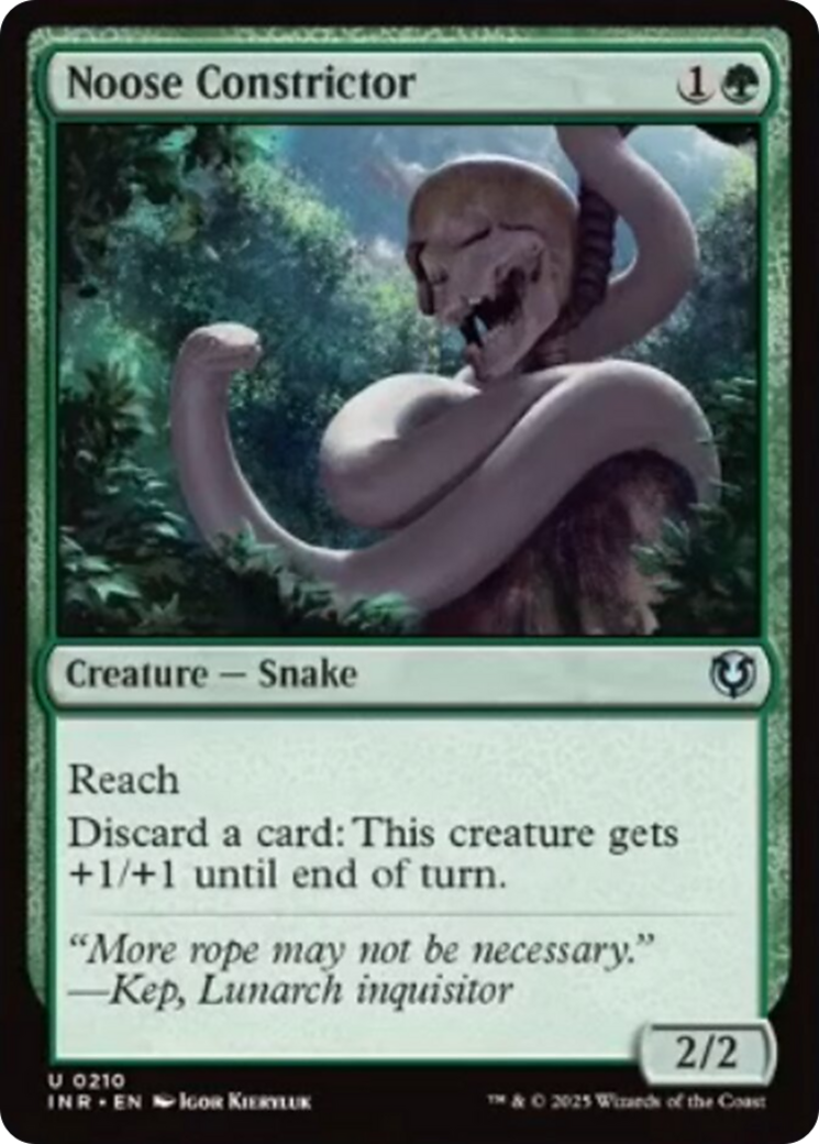 Noose Constrictor [Innistrad Remastered] | Cards and Coasters CA