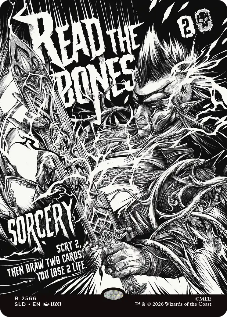 Read the Bones (2566) [Secret Lair Drop Series] | Cards and Coasters CA