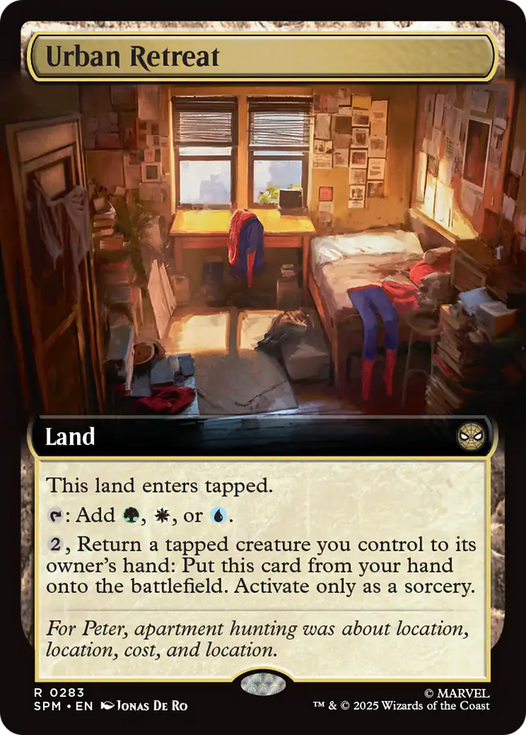 Urban Retreat (Extended Art) [Marvel's Spider-Man] | Cards and Coasters CA