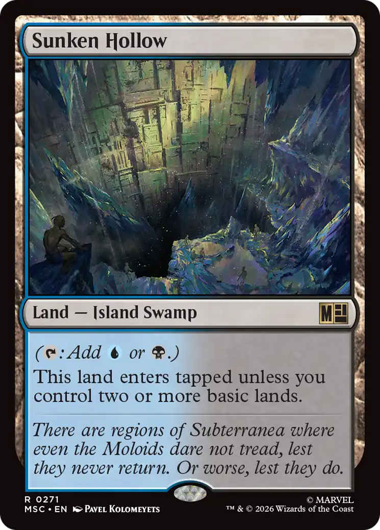 Sunken Hollow [Marvel Super Heroes Commander] | Cards and Coasters CA