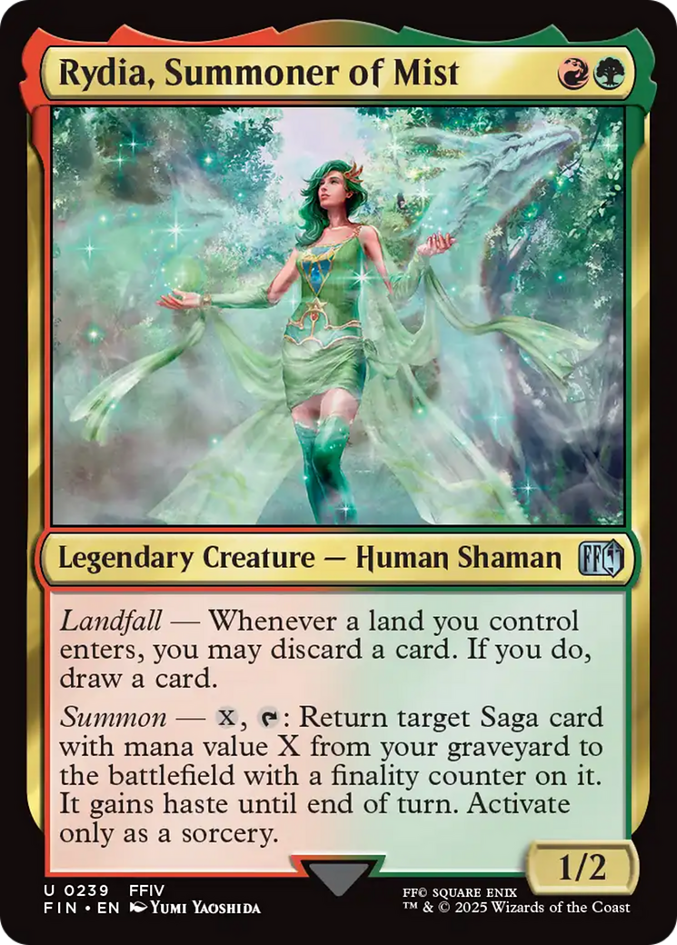 Rydia, Summoner of Mist [FINAL FANTASY] | Cards and Coasters CA