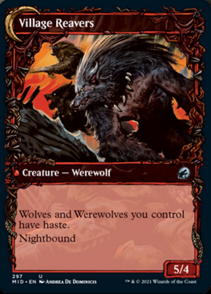 Village Watch // Village Reavers (Showcase Equinox) [Innistrad: Midnight Hunt] | Cards and Coasters CA