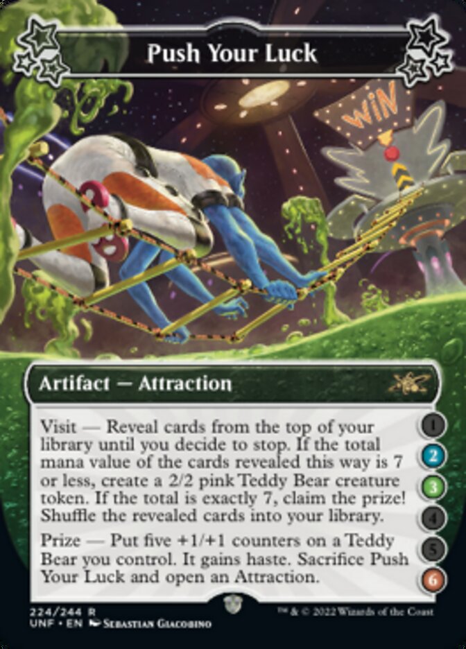 Push Your Luck (2-3-6) [Unfinity] | Cards and Coasters CA