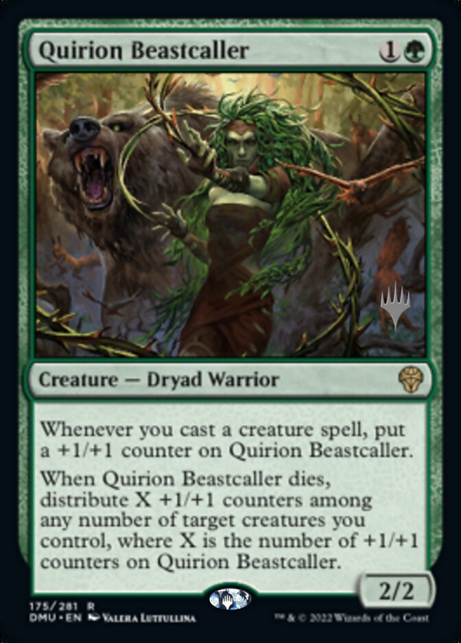 Quirion Beastcaller (Promo Pack) [Dominaria United Promos] | Cards and Coasters CA